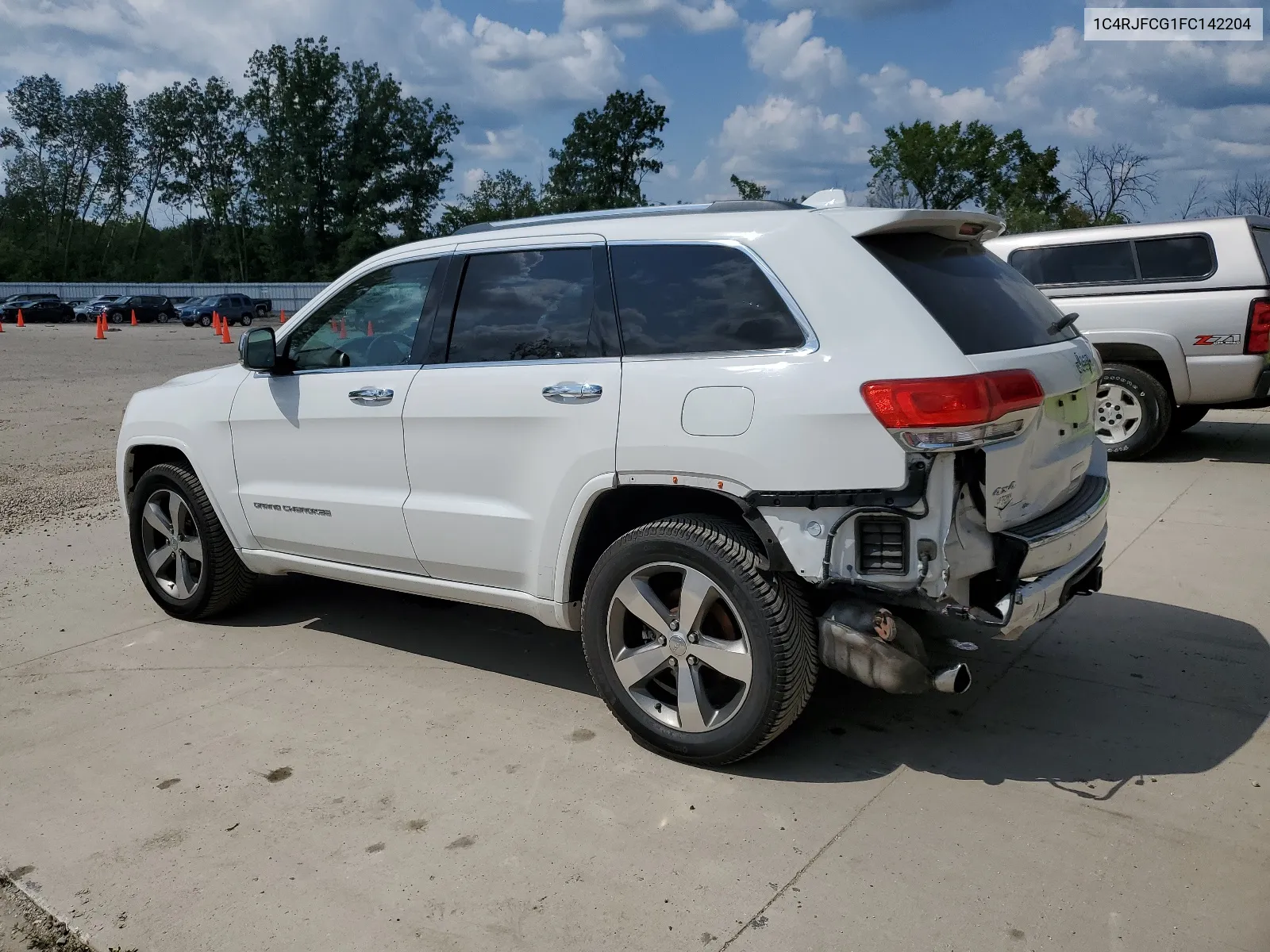 2015 Jeep Grand Cherokee Overland VIN: 1C4RJFCG1FC142204 Lot: 67148414