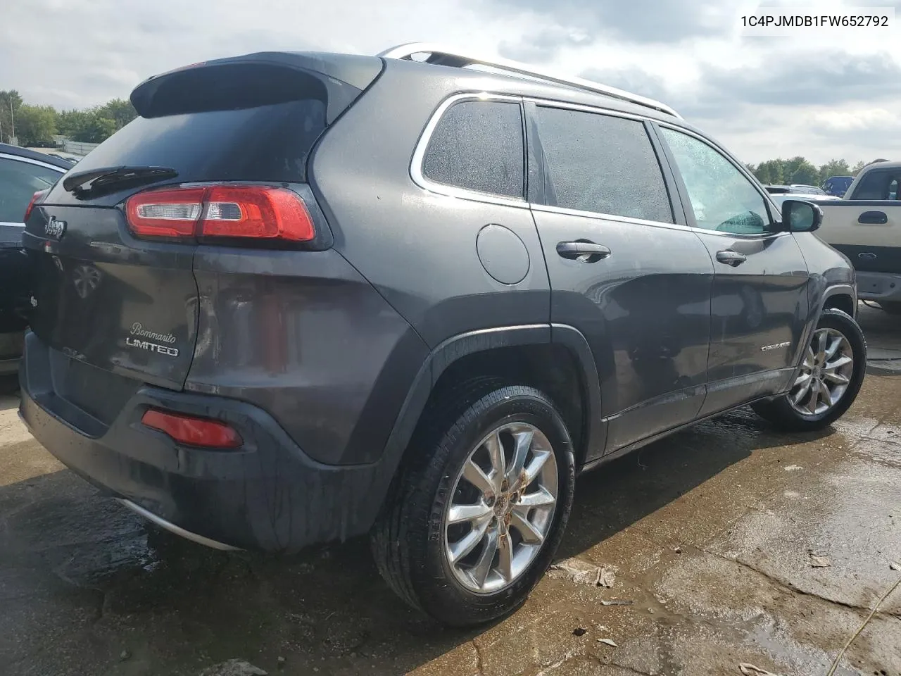 1C4PJMDB1FW652792 2015 Jeep Cherokee Limited