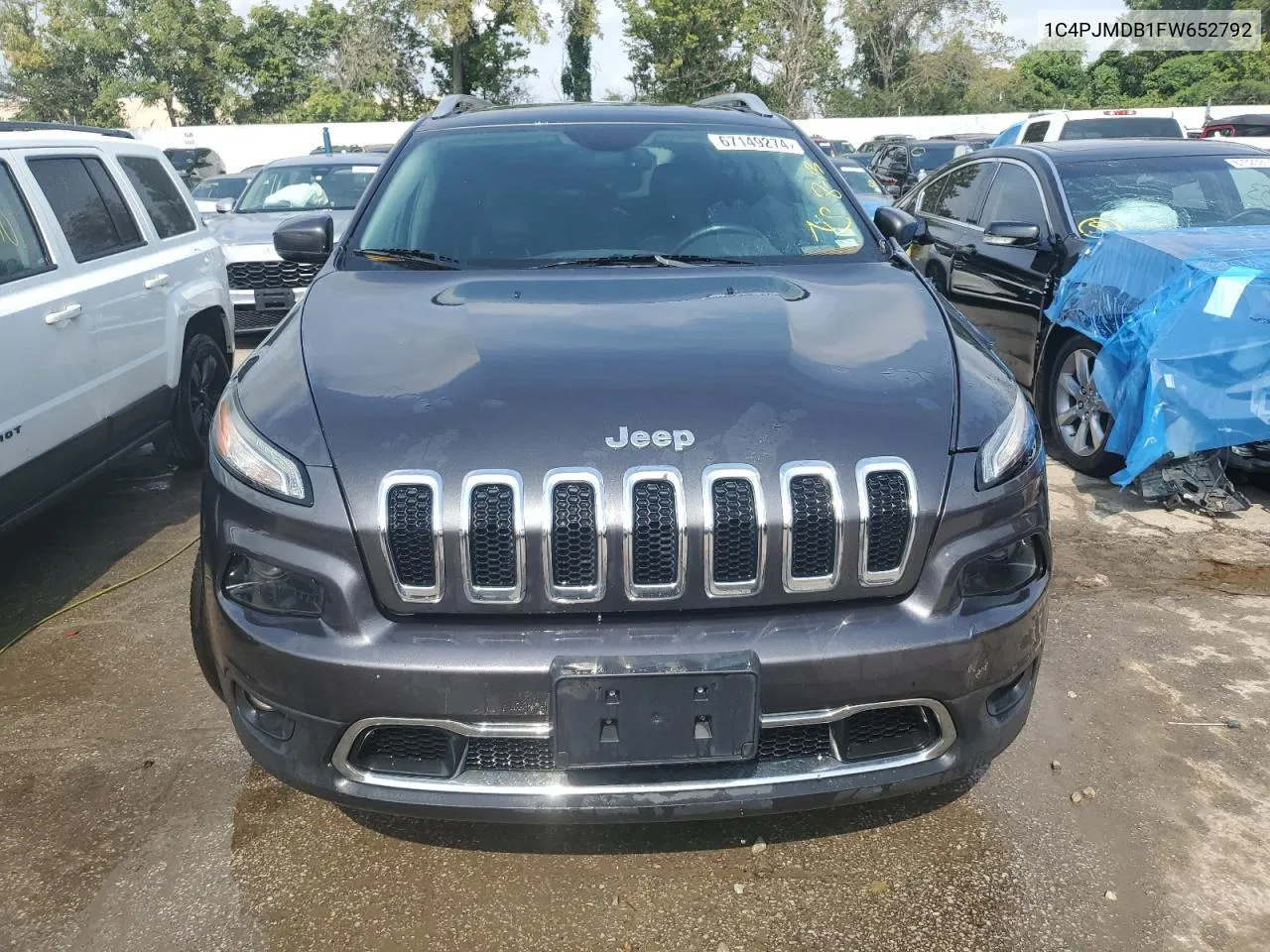 1C4PJMDB1FW652792 2015 Jeep Cherokee Limited