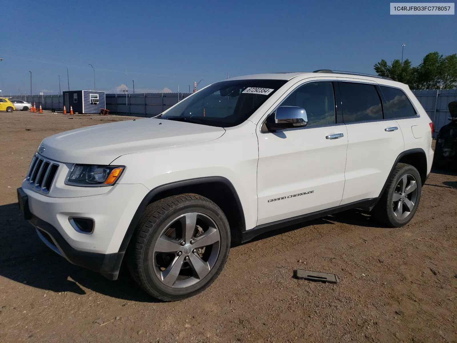 2015 Jeep Grand Cherokee Limited VIN: 1C4RJFBG3FC778057 Lot: 67292354