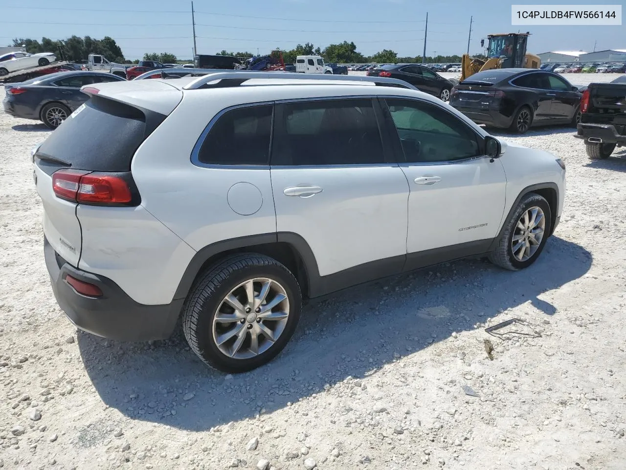 2015 Jeep Cherokee Limited VIN: 1C4PJLDB4FW566144 Lot: 67452354