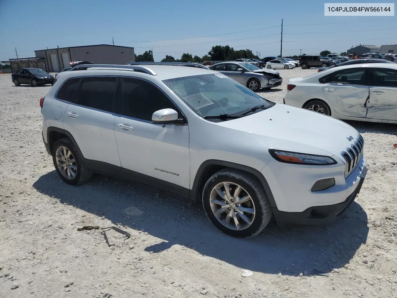 2015 Jeep Cherokee Limited VIN: 1C4PJLDB4FW566144 Lot: 67452354