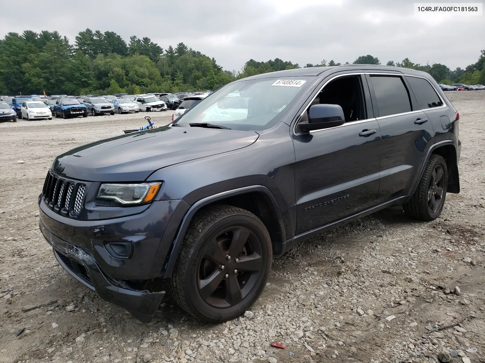 2015 Jeep Grand Cherokee Laredo VIN: 1C4RJFAG0FC181563 Lot: 67489514