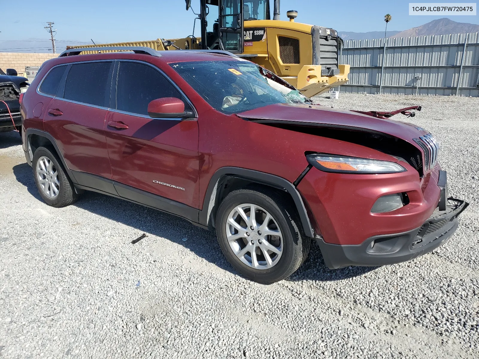 2015 Jeep Cherokee Latitude VIN: 1C4PJLCB7FW720475 Lot: 67535394