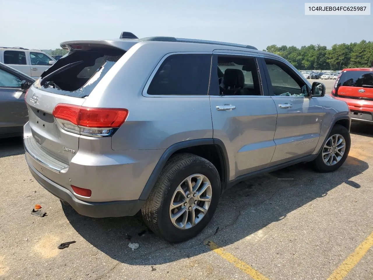 2015 Jeep Grand Cherokee Limited VIN: 1C4RJEBG4FC625987 Lot: 67555494