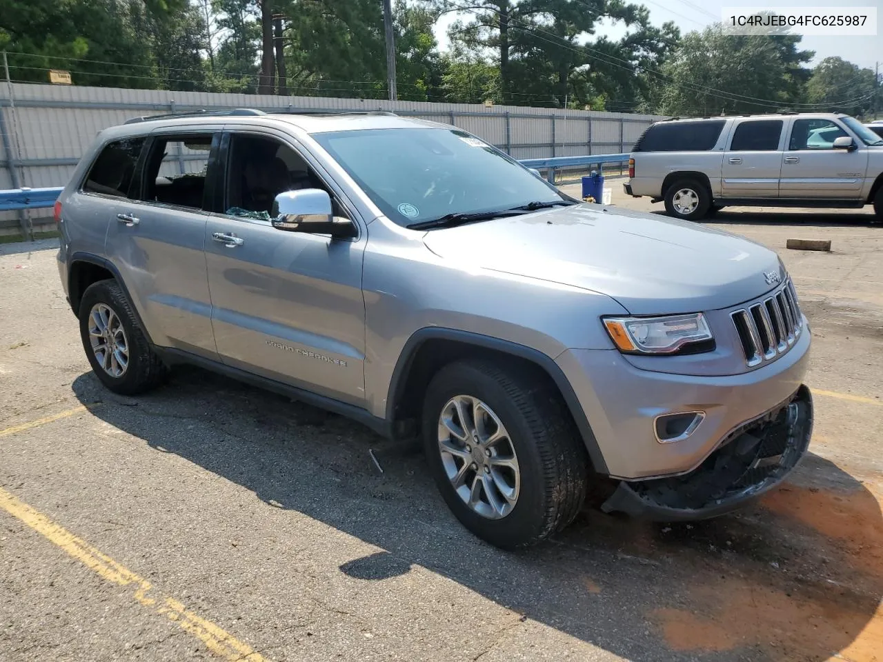 2015 Jeep Grand Cherokee Limited VIN: 1C4RJEBG4FC625987 Lot: 67555494