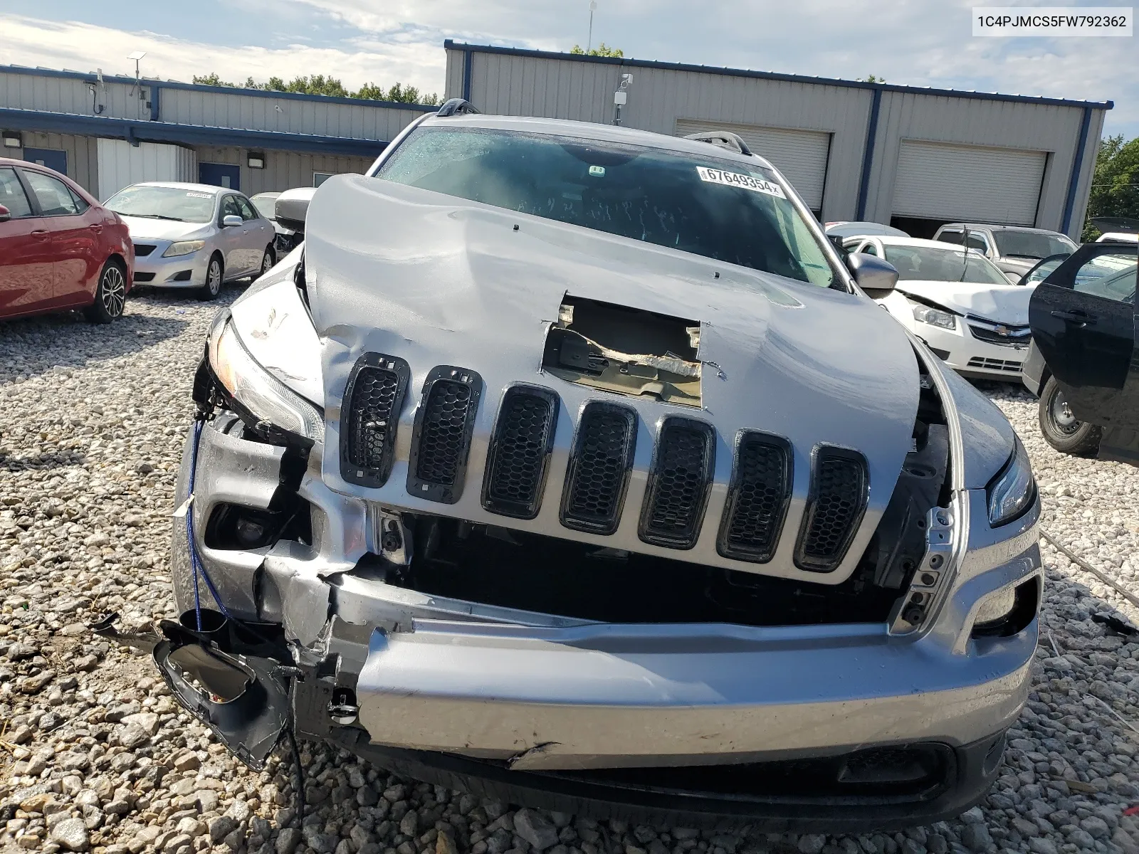 2015 Jeep Cherokee Latitude VIN: 1C4PJMCS5FW792362 Lot: 67649354