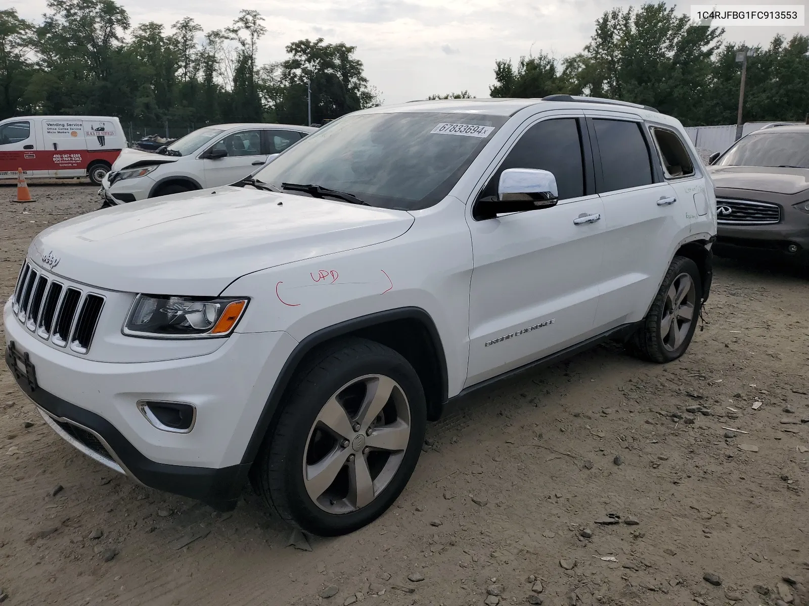 2015 Jeep Grand Cherokee Limited VIN: 1C4RJFBG1FC913553 Lot: 67833694