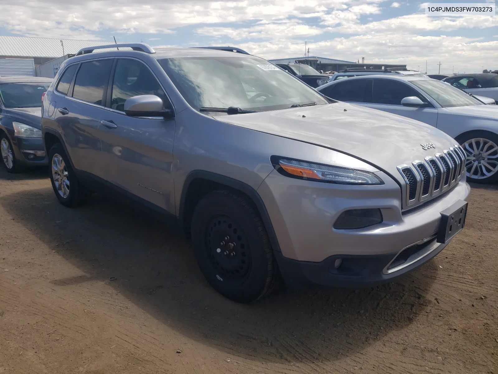 2015 Jeep Cherokee Limited VIN: 1C4PJMDS3FW703273 Lot: 67876154