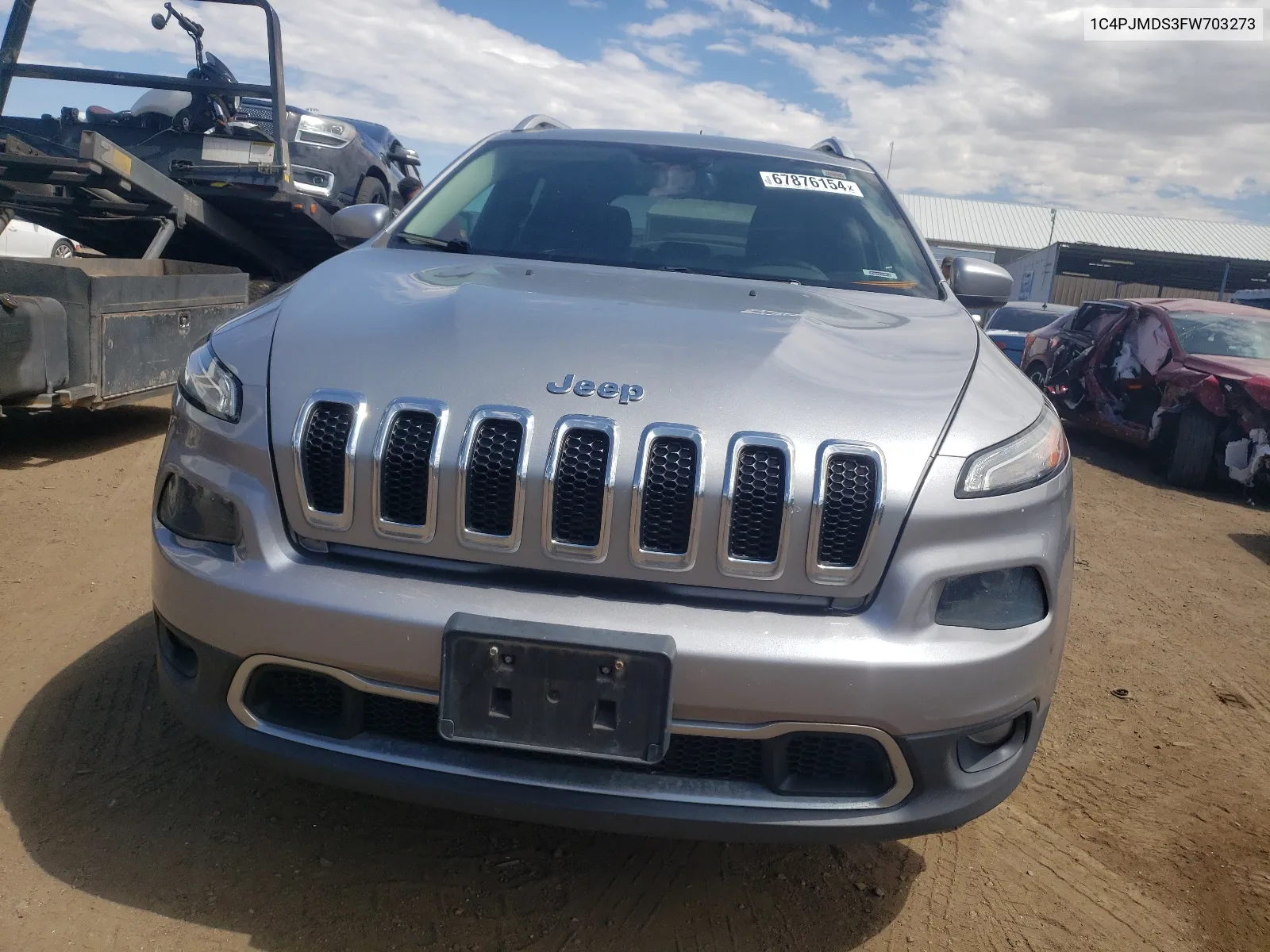 2015 Jeep Cherokee Limited VIN: 1C4PJMDS3FW703273 Lot: 67876154