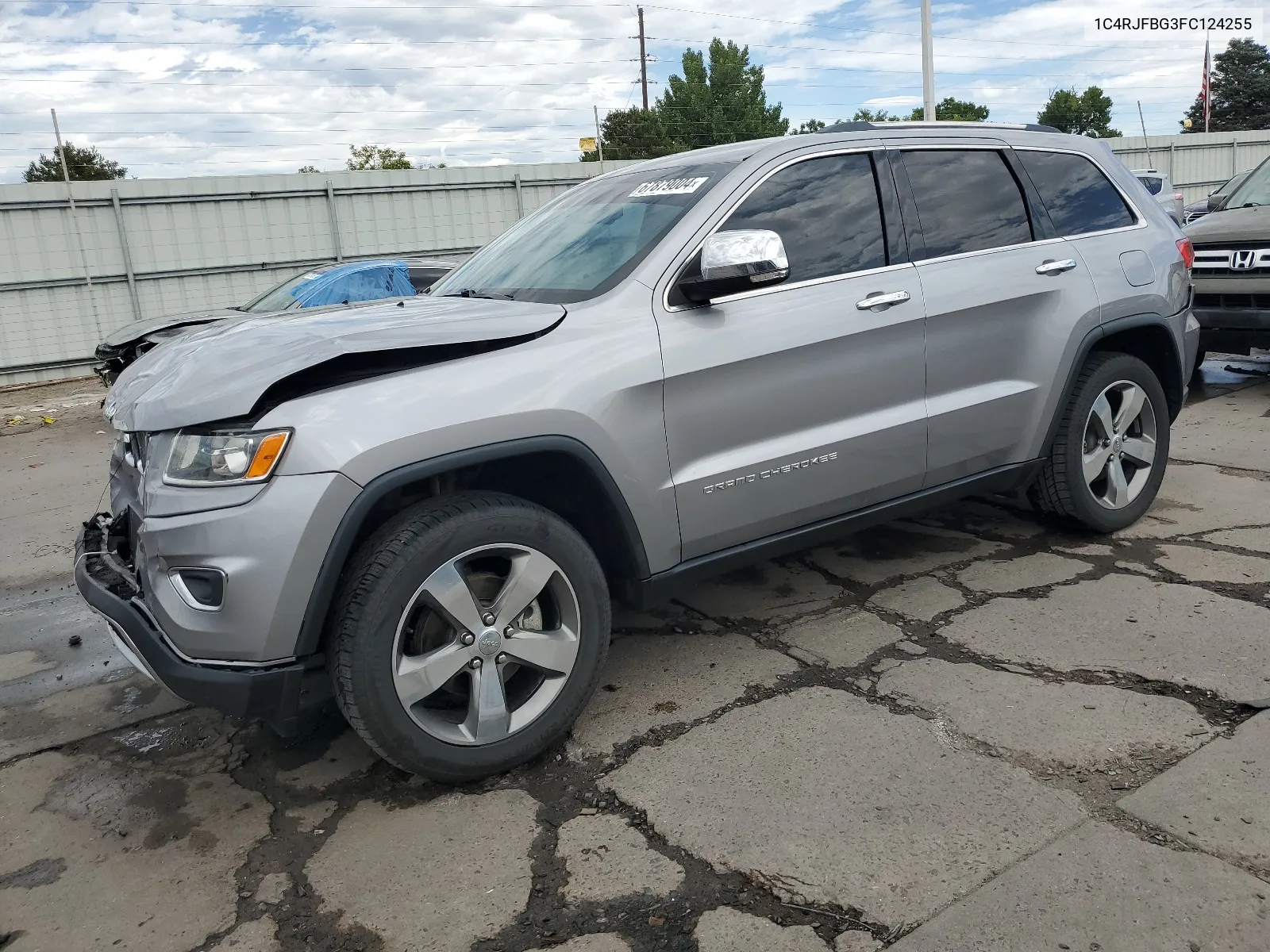 2015 Jeep Grand Cherokee Limited VIN: 1C4RJFBG3FC124255 Lot: 67879004