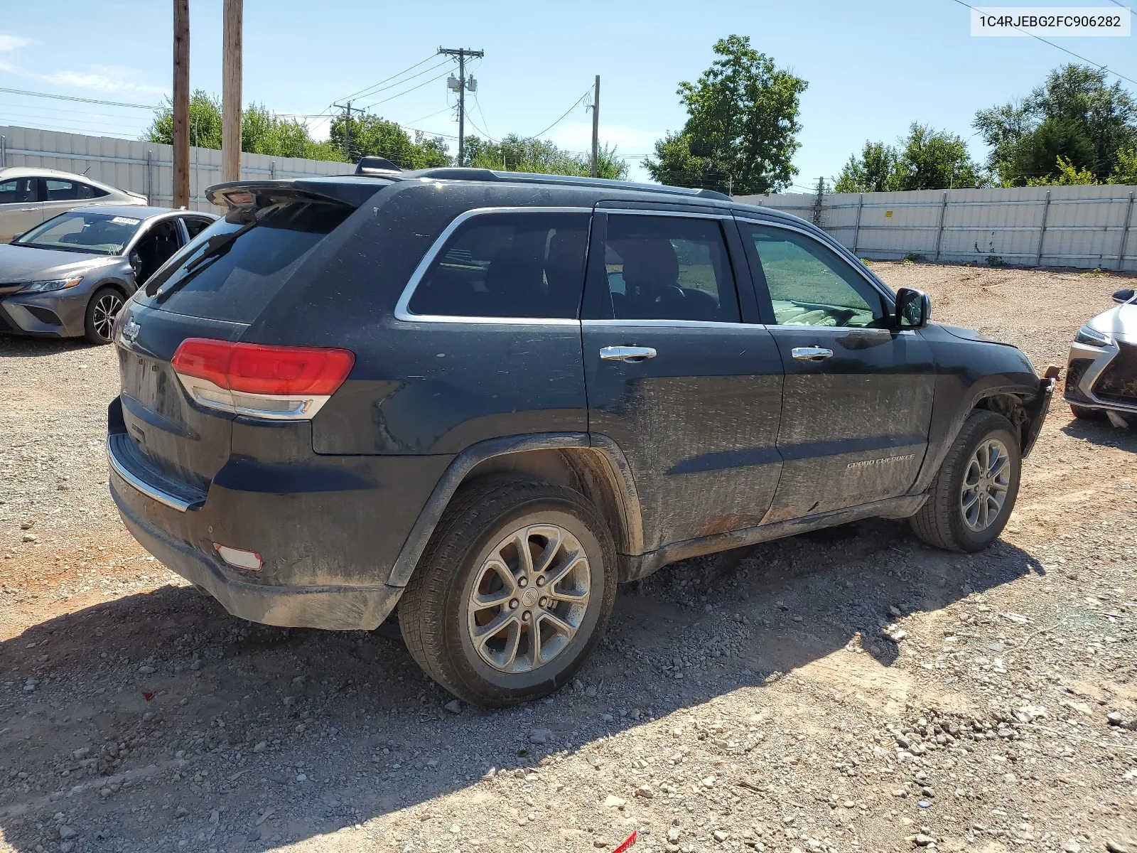 2015 Jeep Grand Cherokee Limited VIN: 1C4RJEBG2FC906282 Lot: 67882844