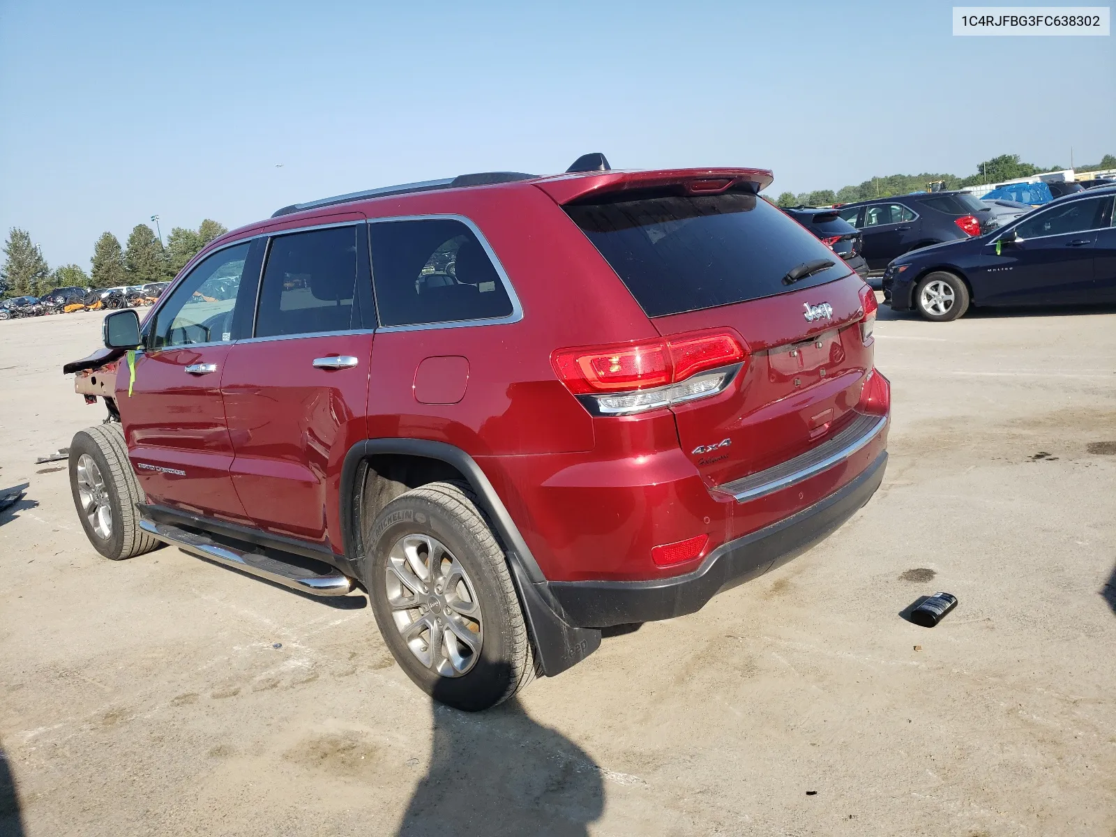 1C4RJFBG3FC638302 2015 Jeep Grand Cherokee Limited