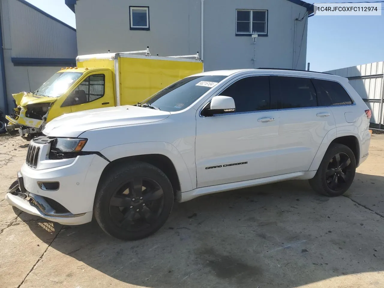 2015 Jeep Grand Cherokee Overland VIN: 1C4RJFCGXFC112974 Lot: 68216104