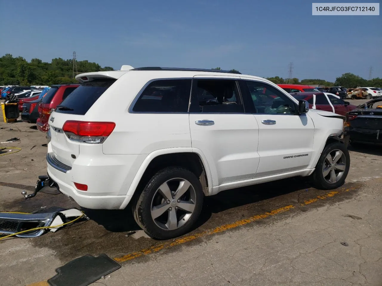 2015 Jeep Grand Cherokee Overland VIN: 1C4RJFCG3FC712140 Lot: 68273104