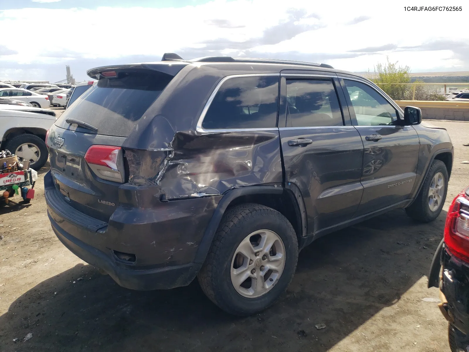 2015 Jeep Grand Cherokee Laredo VIN: 1C4RJFAG6FC762565 Lot: 68294124