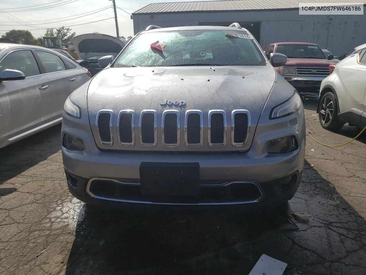 2015 Jeep Cherokee Limited VIN: 1C4PJMDS7FW646186 Lot: 68301814