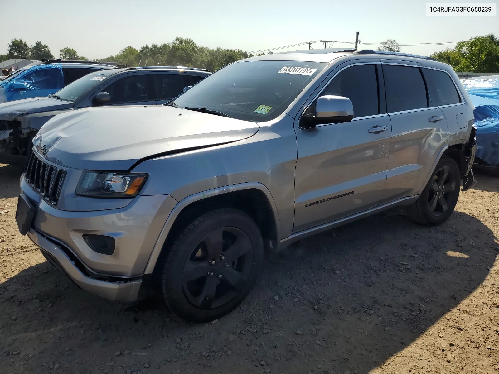 2015 Jeep Grand Cherokee Laredo VIN: 1C4RJFAG3FC650239 Lot: 68303194