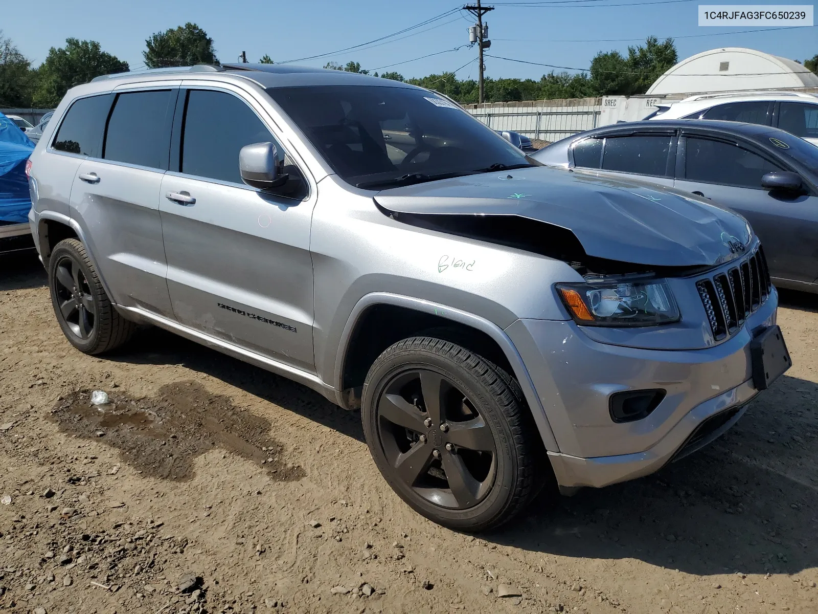 2015 Jeep Grand Cherokee Laredo VIN: 1C4RJFAG3FC650239 Lot: 68303194