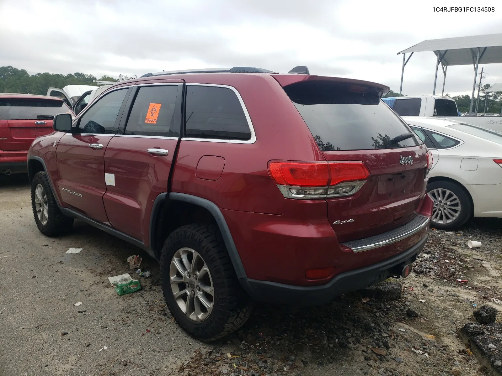 2015 Jeep Grand Cherokee Limited VIN: 1C4RJFBG1FC134508 Lot: 68343754