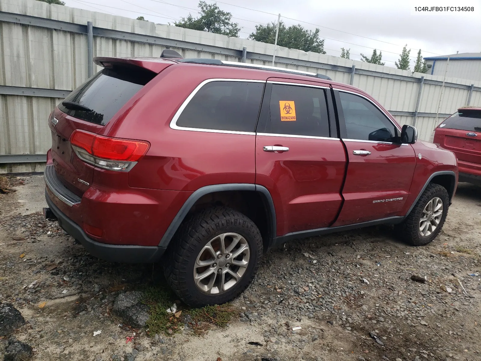 2015 Jeep Grand Cherokee Limited VIN: 1C4RJFBG1FC134508 Lot: 68343754