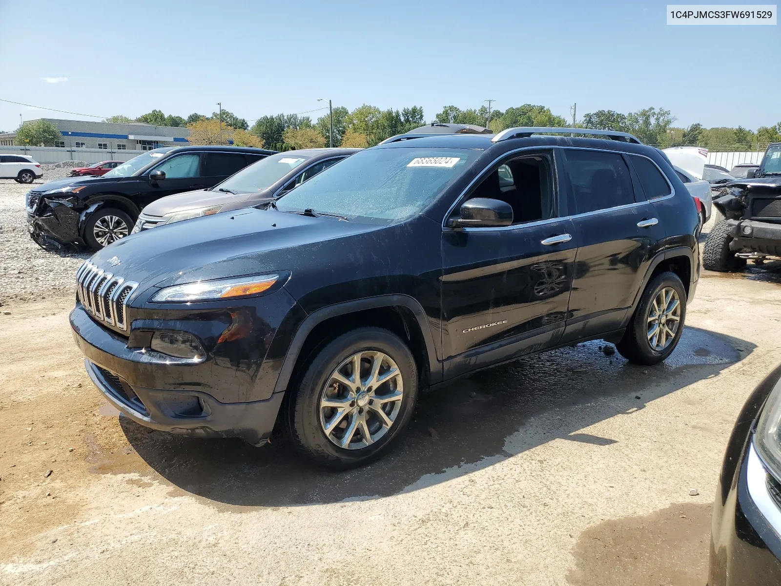 2015 Jeep Cherokee Latitude VIN: 1C4PJMCS3FW691529 Lot: 68365024