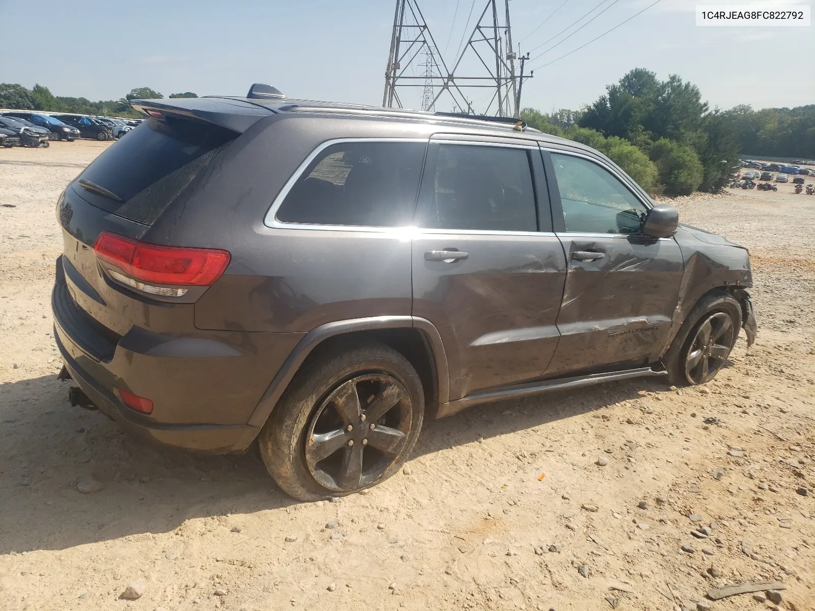 1C4RJEAG8FC822792 2015 Jeep Grand Cherokee Laredo