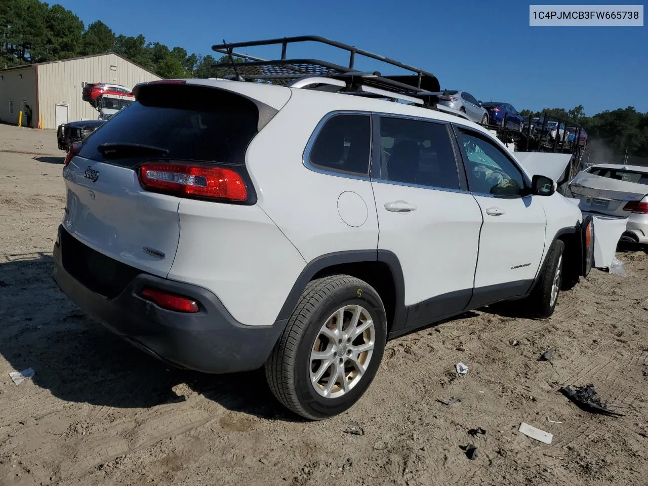 2015 Jeep Cherokee Latitude VIN: 1C4PJMCB3FW665738 Lot: 68465244