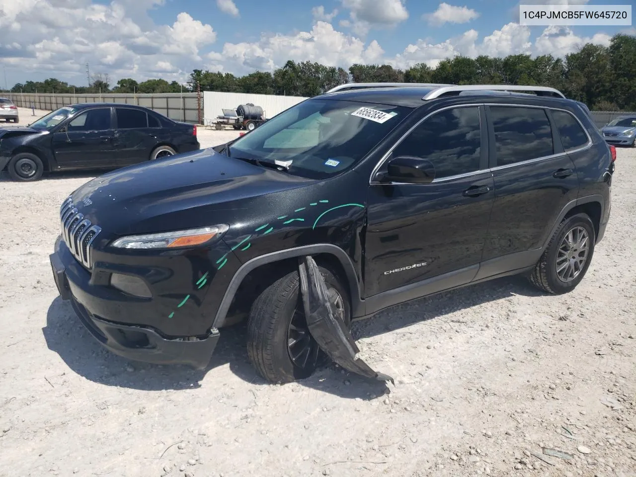 2015 Jeep Cherokee Latitude VIN: 1C4PJMCB5FW645720 Lot: 68562834