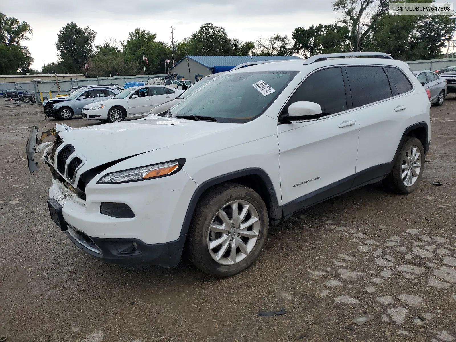 2015 Jeep Cherokee Limited VIN: 1C4PJLDB0FW547803 Lot: 68564274