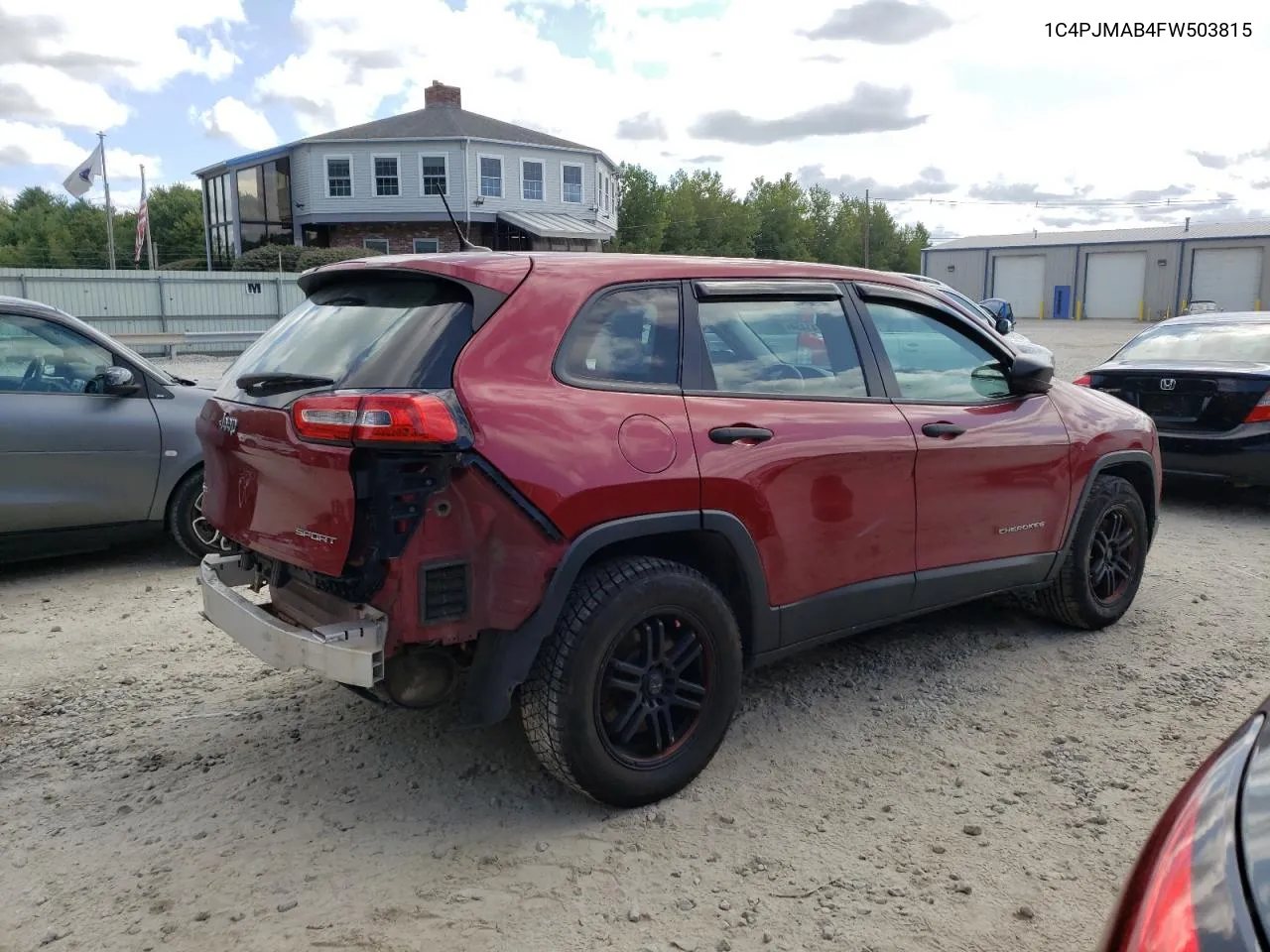 2015 Jeep Cherokee Sport VIN: 1C4PJMAB4FW503815 Lot: 68741454