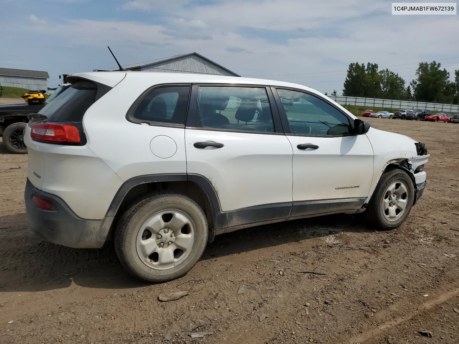 2015 Jeep Cherokee Sport VIN: 1C4PJMAB1FW672139 Lot: 68862814