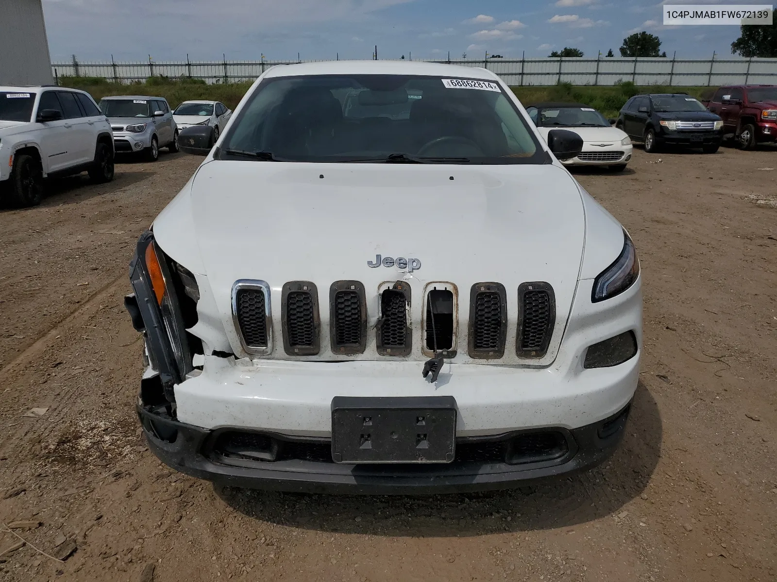 1C4PJMAB1FW672139 2015 Jeep Cherokee Sport