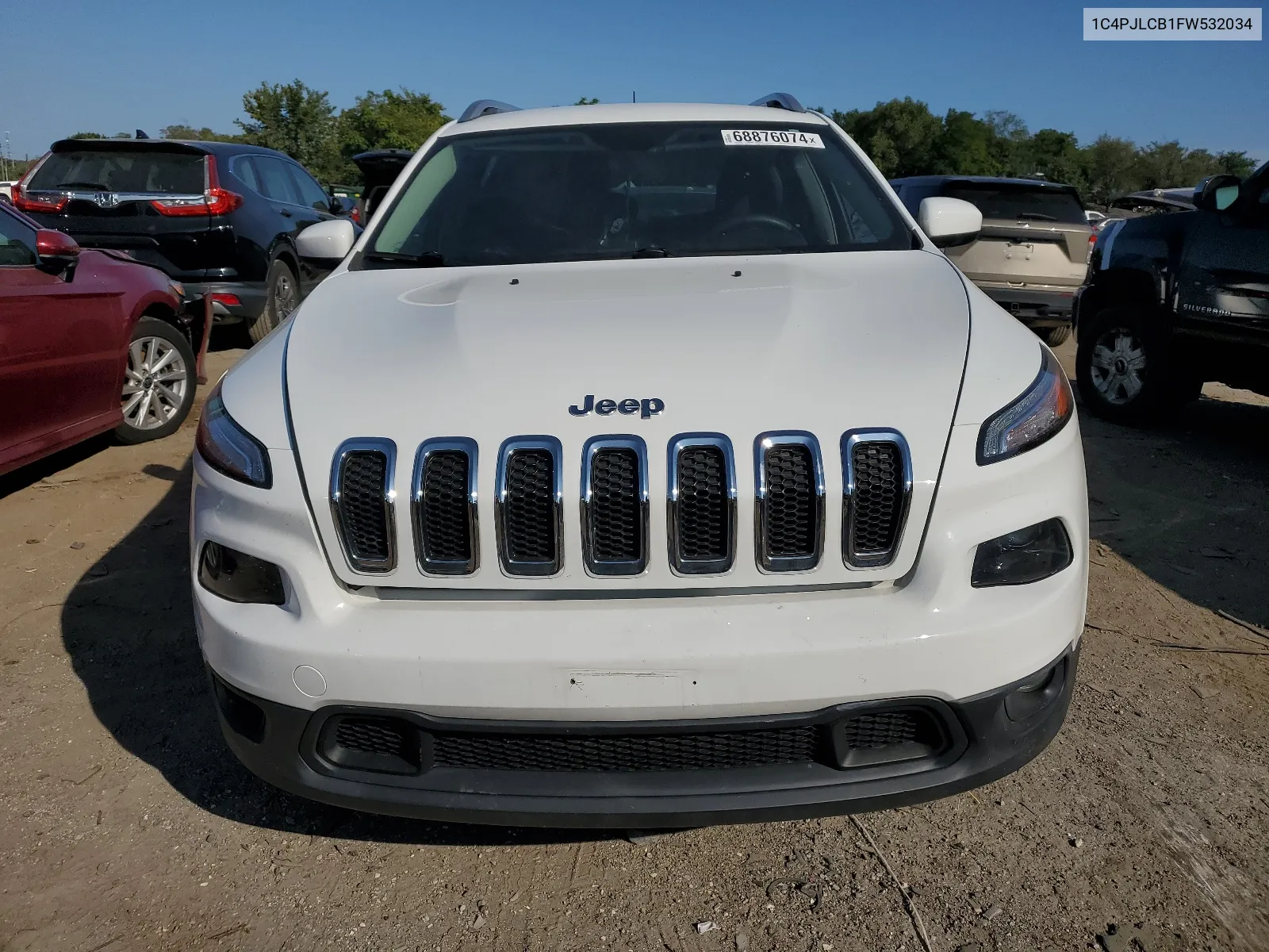 2015 Jeep Cherokee Latitude VIN: 1C4PJLCB1FW532034 Lot: 68876074