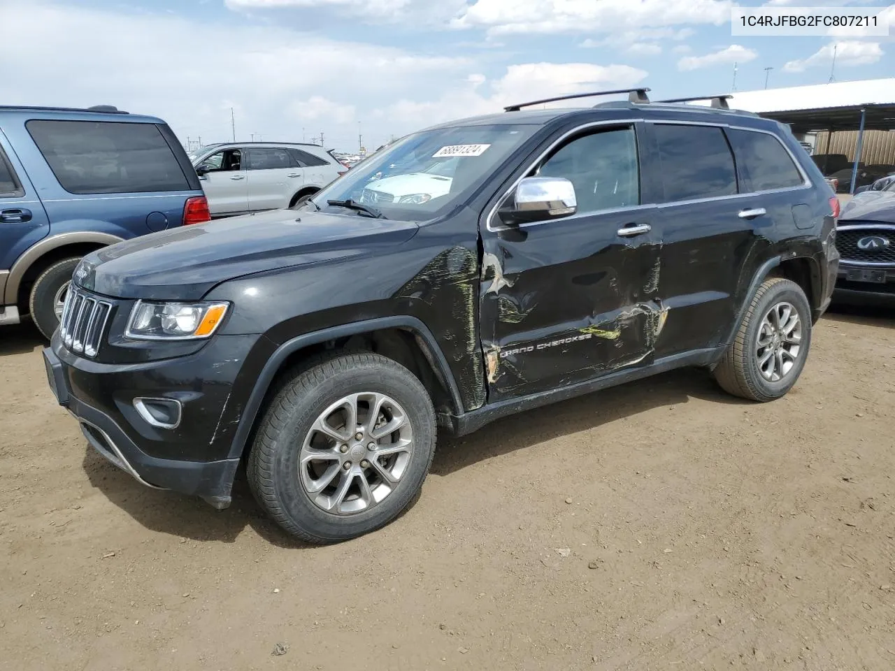 2015 Jeep Grand Cherokee Limited VIN: 1C4RJFBG2FC807211 Lot: 68891324