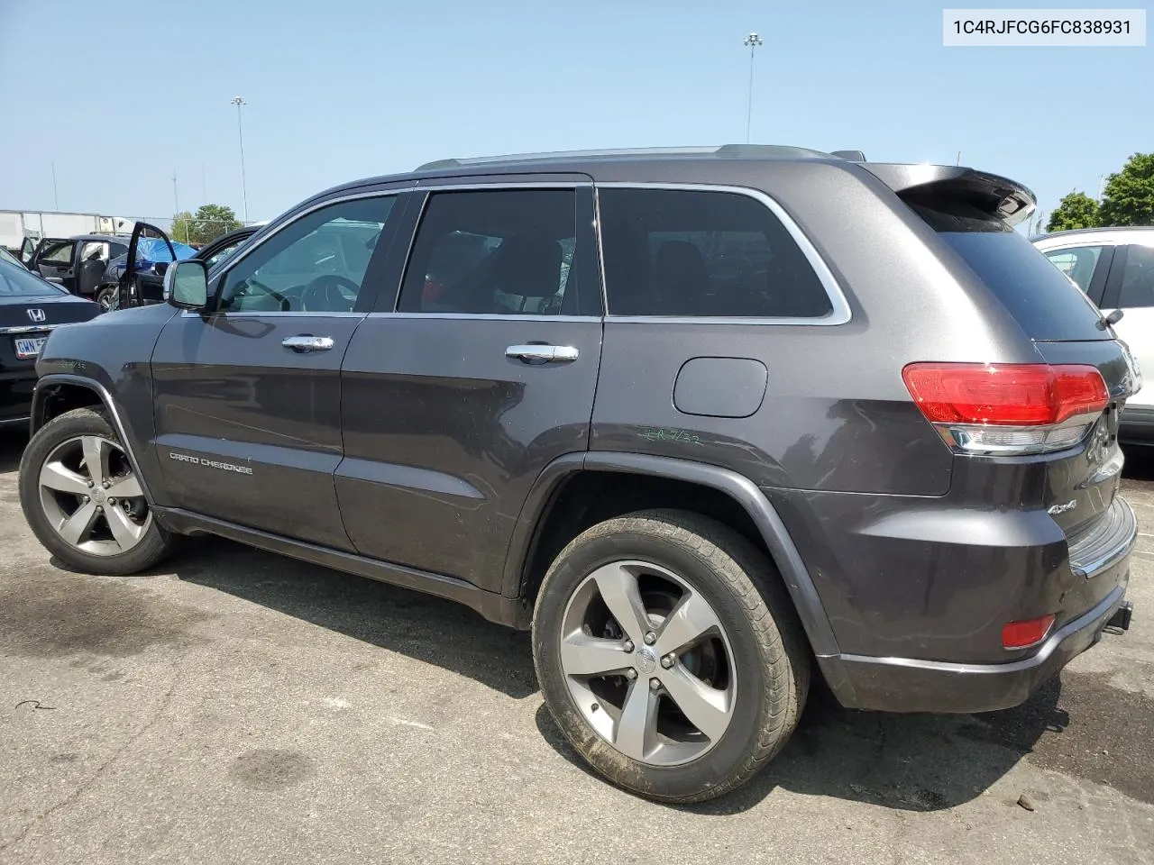 2015 Jeep Grand Cherokee Overland VIN: 1C4RJFCG6FC838931 Lot: 68912344