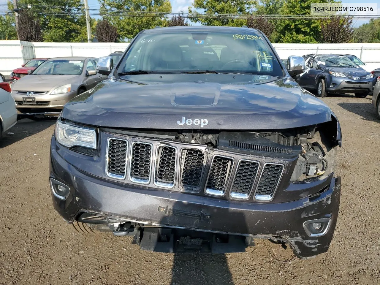 1C4RJECG9FC798516 2015 Jeep Grand Cherokee Overland