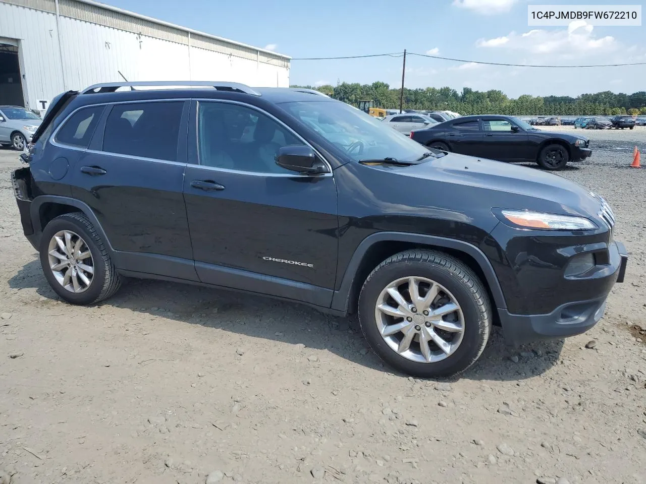 2015 Jeep Cherokee Limited VIN: 1C4PJMDB9FW672210 Lot: 69015704