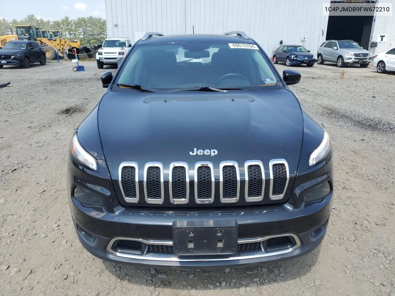 2015 Jeep Cherokee Limited VIN: 1C4PJMDB9FW672210 Lot: 69015704