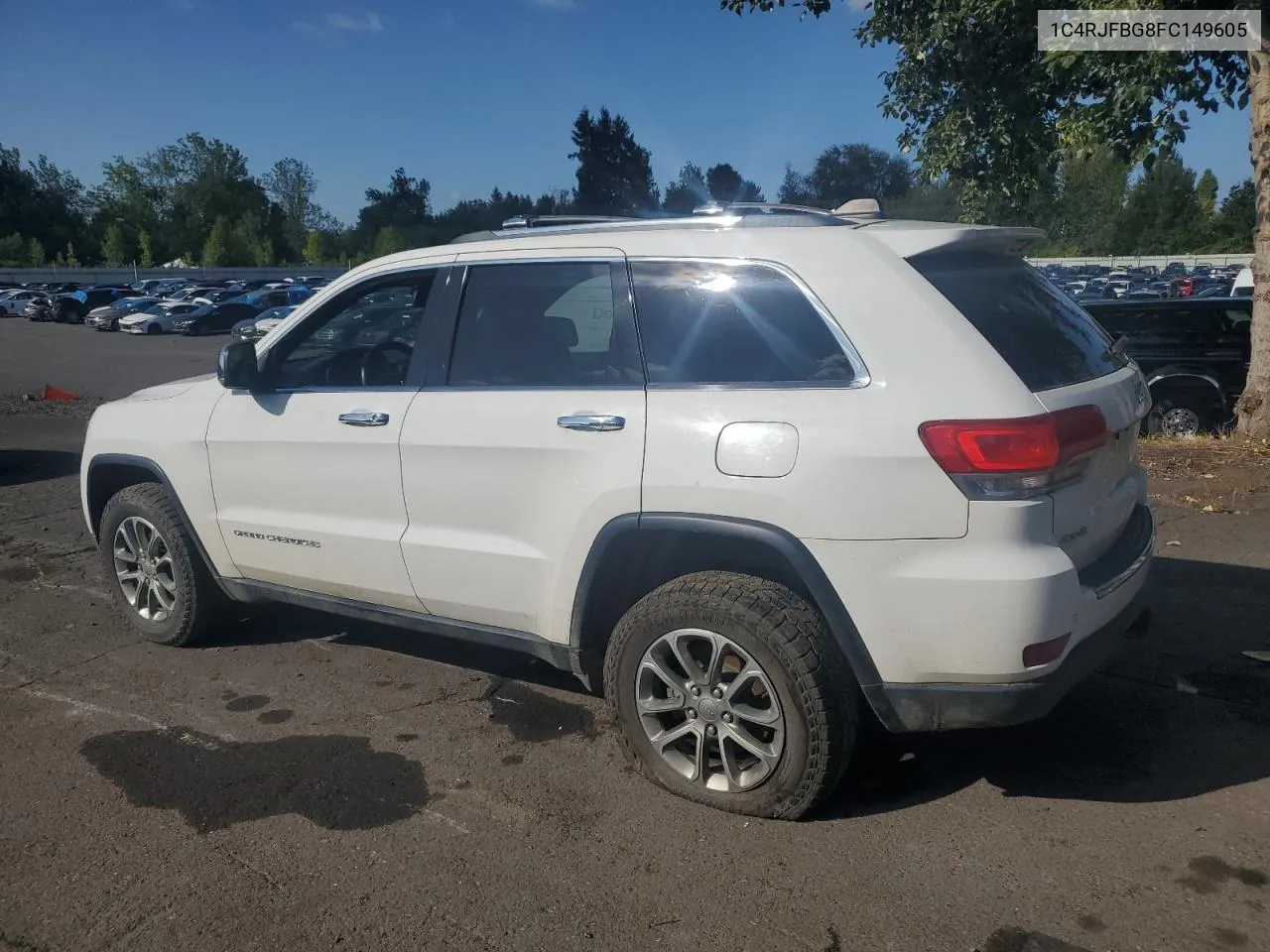 1C4RJFBG8FC149605 2015 Jeep Grand Cherokee Limited