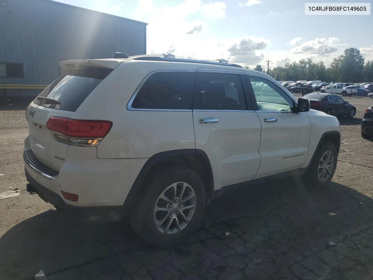 1C4RJFBG8FC149605 2015 Jeep Grand Cherokee Limited