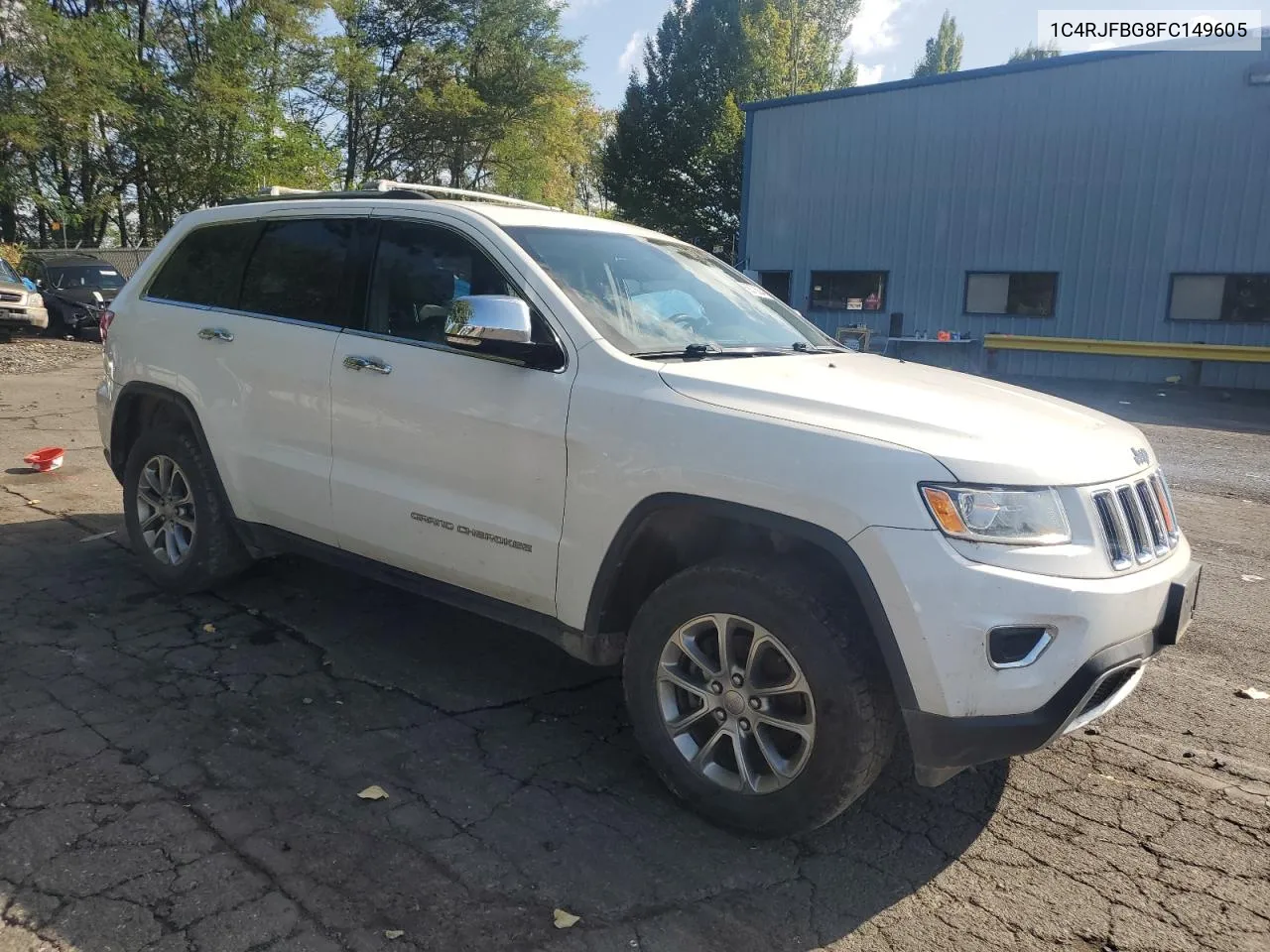 2015 Jeep Grand Cherokee Limited VIN: 1C4RJFBG8FC149605 Lot: 69078584