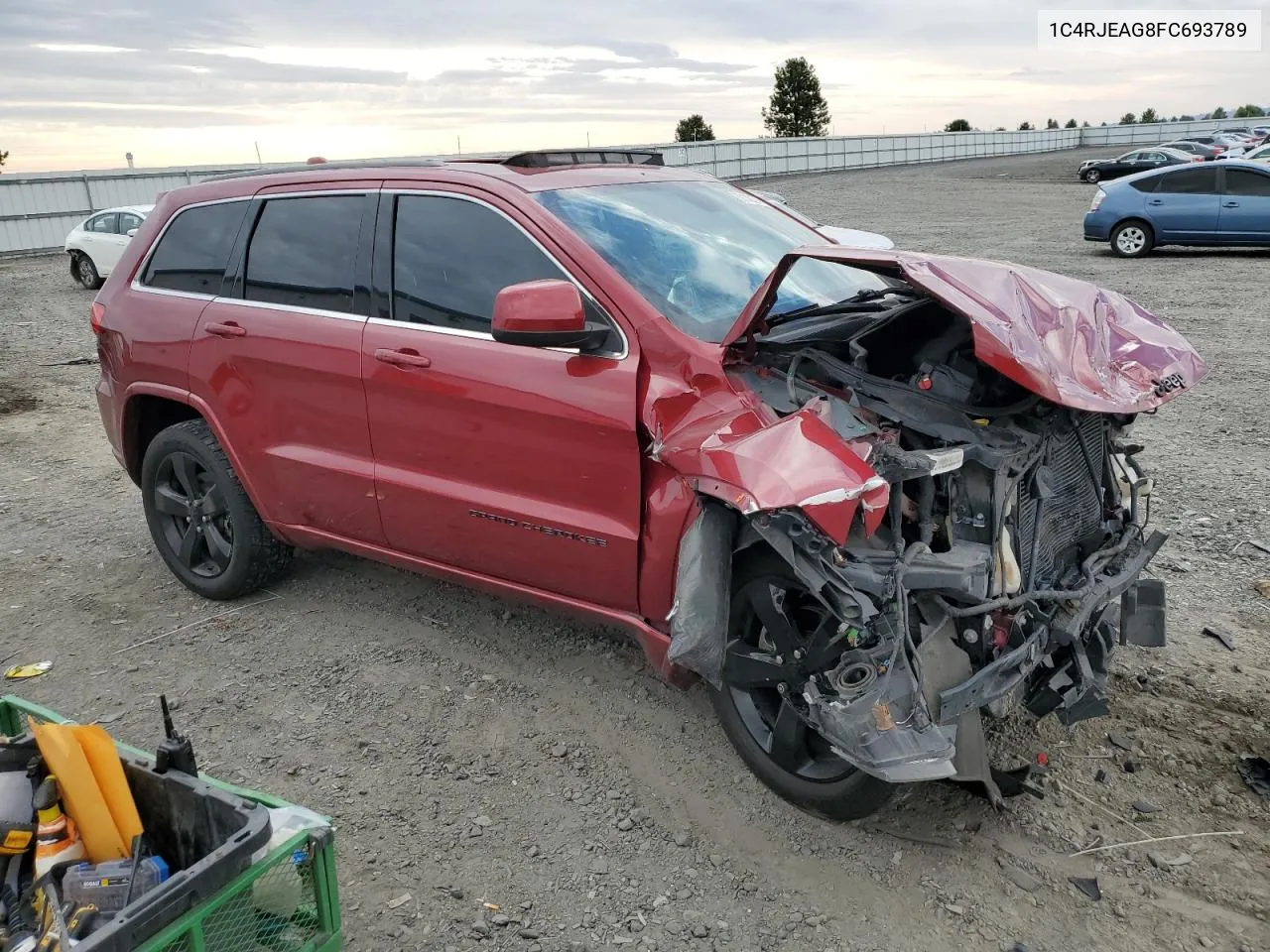 2015 Jeep Grand Cherokee Laredo VIN: 1C4RJEAG8FC693789 Lot: 69145374