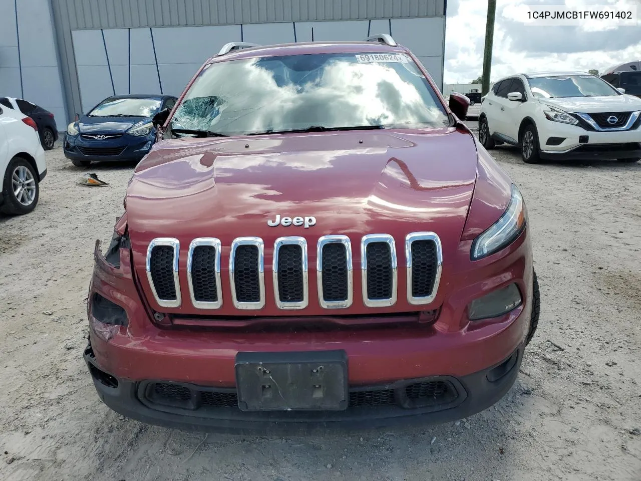 1C4PJMCB1FW691402 2015 Jeep Cherokee Latitude