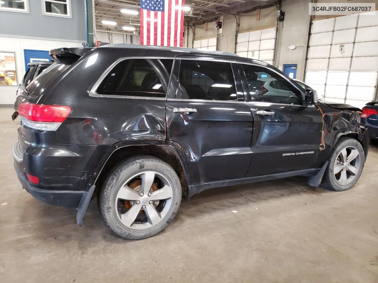 2015 Jeep Grand Cherokee Limited VIN: 1C4RJFBG2FC687037 Lot: 69220024