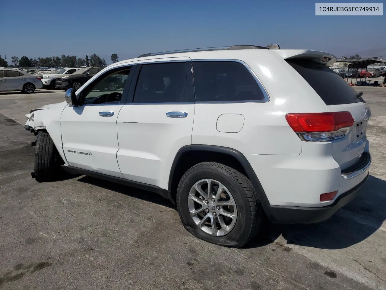 2015 Jeep Grand Cherokee Limited VIN: 1C4RJEBG5FC749914 Lot: 69249634