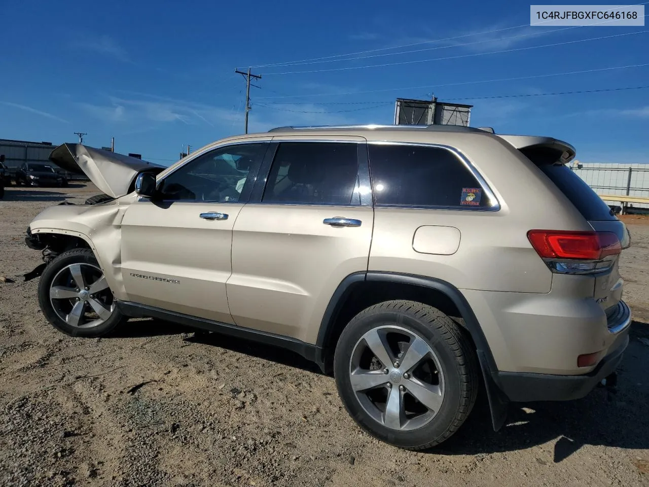 2015 Jeep Grand Cherokee Limited VIN: 1C4RJFBGXFC646168 Lot: 69622264