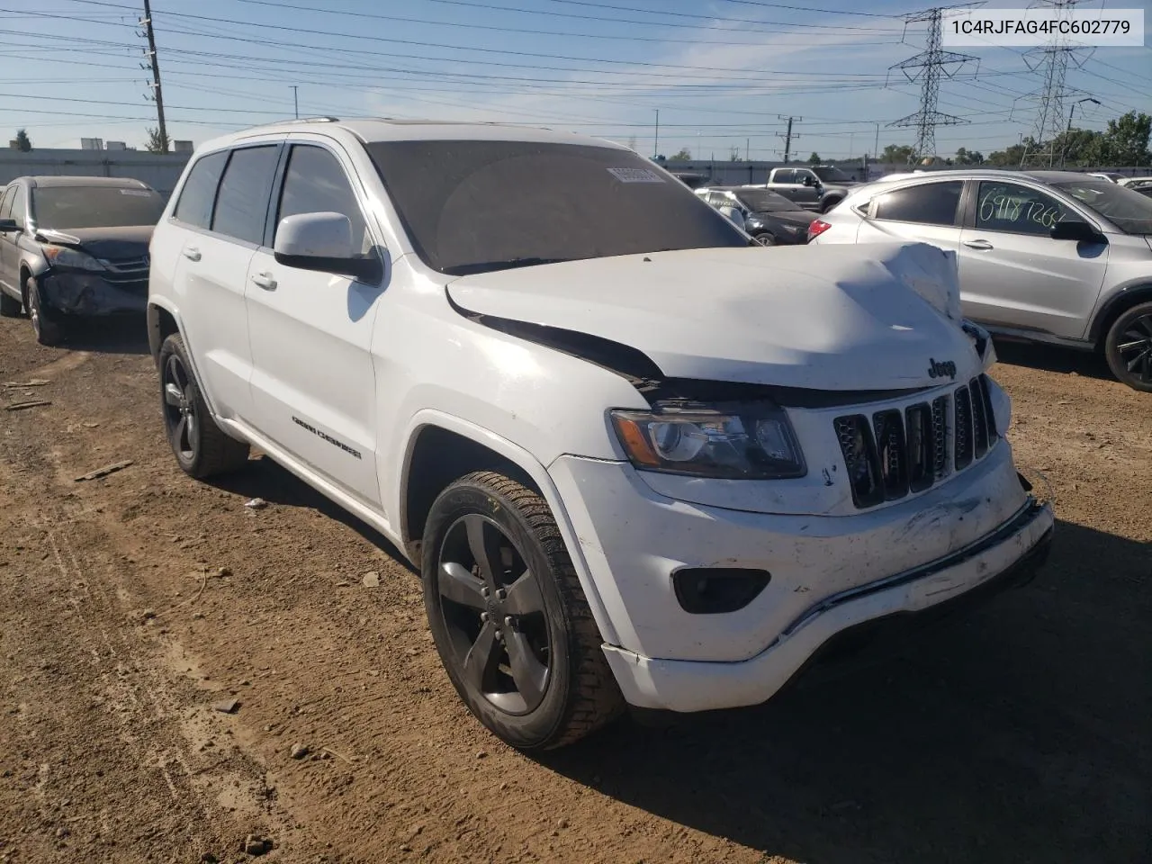 2015 Jeep Grand Cherokee Laredo VIN: 1C4RJFAG4FC602779 Lot: 69690074