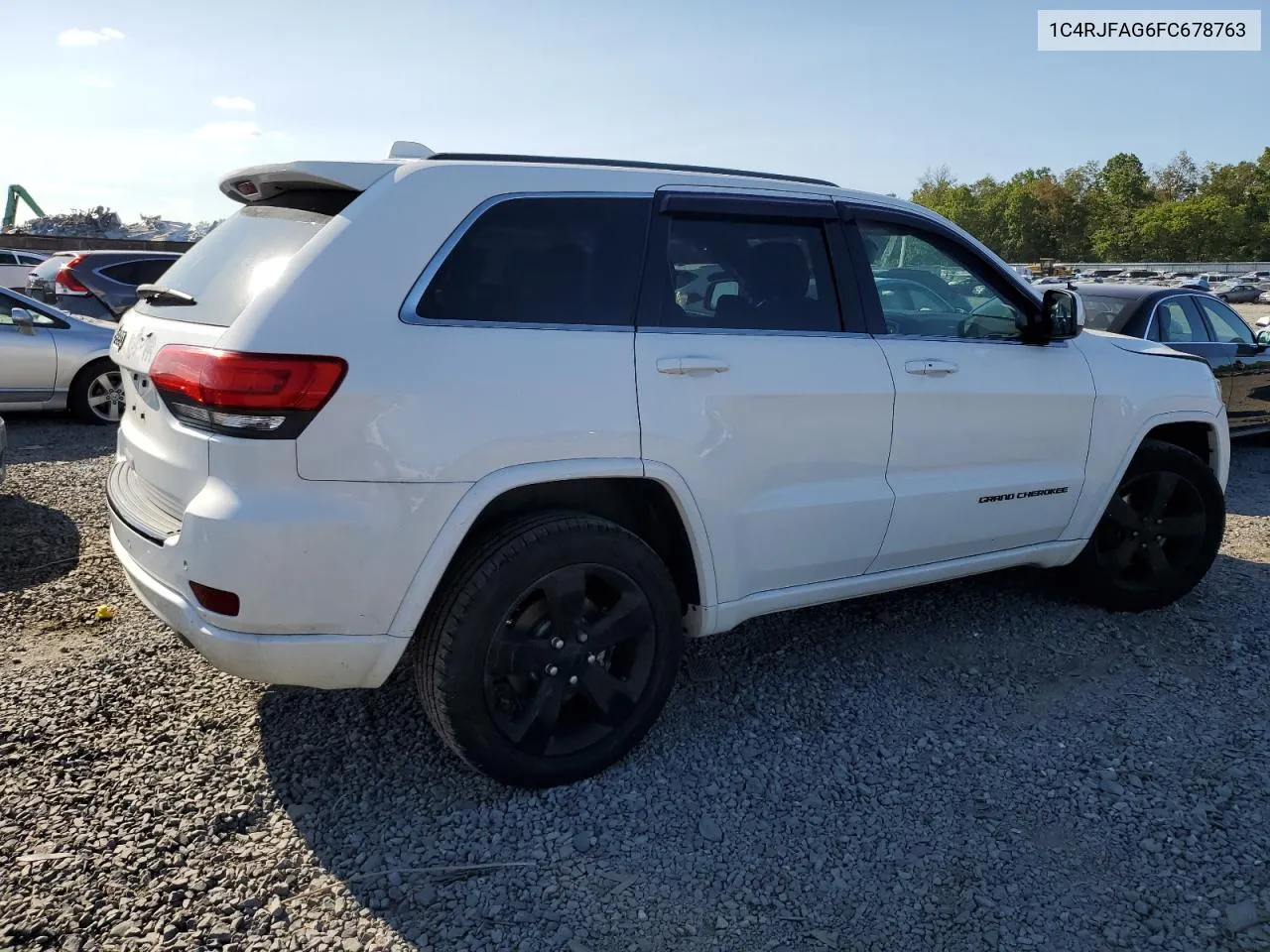 2015 Jeep Grand Cherokee Laredo VIN: 1C4RJFAG6FC678763 Lot: 69860944