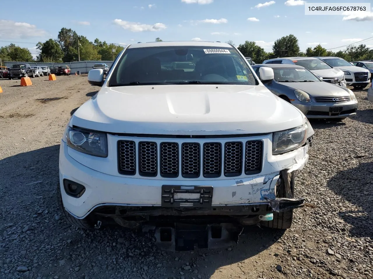 2015 Jeep Grand Cherokee Laredo VIN: 1C4RJFAG6FC678763 Lot: 69860944